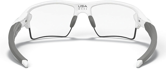 Очки Oakley Flak 2.0 XL Polished White/Clear - Фото 5 большая