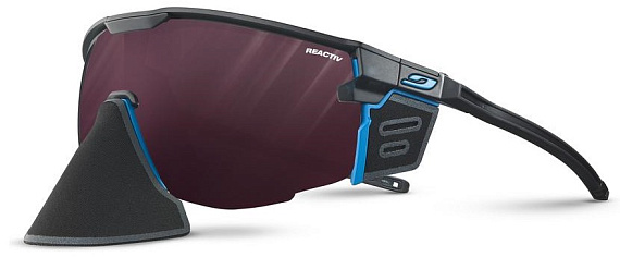 Очки Julbo Ultimate Cover Black/Blue Reactiv 0-4 HC - Фото 1 большая