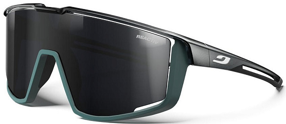 Очки Julbo Fury Shiny Translucent Black/Matt Green Reactiv Performance 0-3 - Фото 1 большая