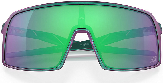 Очки Oakley Sutro Troy Lee Designs Series Matte Purple Green Shift Frame/Prizm Jade - Фото 2 большая