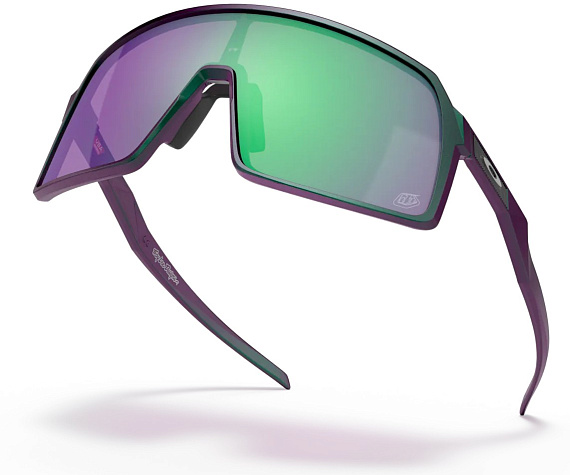 Очки Oakley Sutro Troy Lee Designs Series Matte Purple Green Shift Frame/Prizm Jade - Фото 5 большая