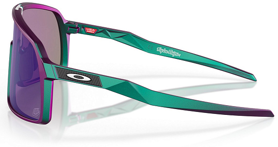 Очки Oakley Sutro Troy Lee Designs Series Matte Purple Green Shift Frame/Prizm Jade - Фото 6 большая