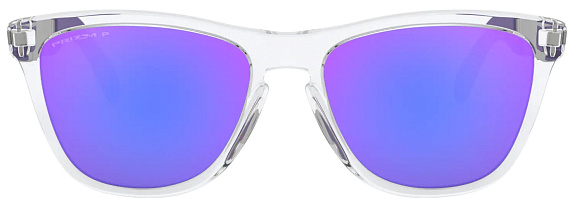 Очки Oakley Frogskins Mix Polished Clear/Prizm Violet Polarized - Фото 2 большая