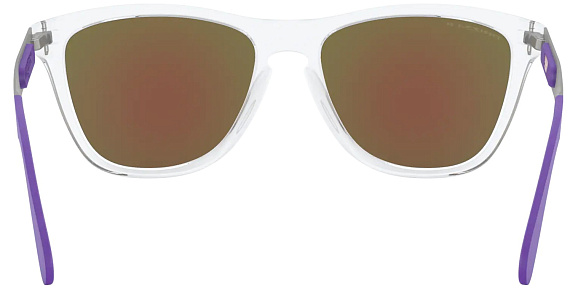 Очки Oakley Frogskins Mix Polished Clear/Prizm Violet Polarized - Фото 3 большая