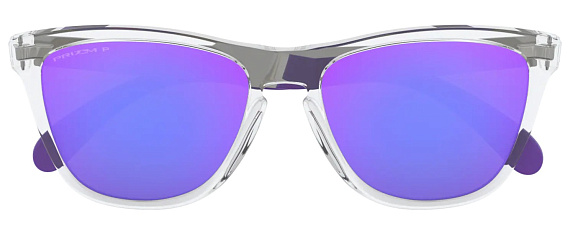 Очки Oakley Frogskins Mix Polished Clear/Prizm Violet Polarized - Фото 6 большая