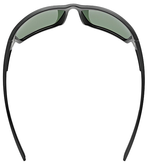 Очки Uvex Sportstyle 233P Черный матовый/Зеленый - Фото 6 большая