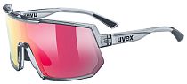 Очки Uvex Sportstyle 235 Серый Прозрачный/Красный