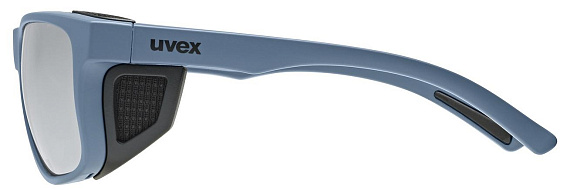Очки Uvex Sportstyle 312 Голубой матовый/Серебристый - Фото 4 большая