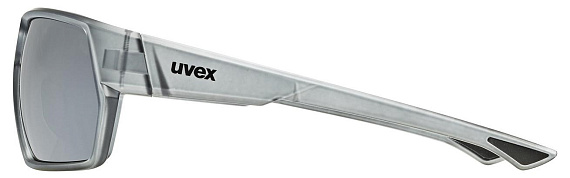 Очки Uvex Sportstyle 238 Серый матовый/Серебристый - Фото 5 большая
