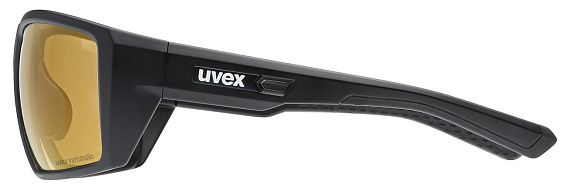 Очки Uvex Mtn Venture Cv V Черный матовый/Оранжевый - Фото 5 большая