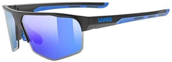 Очки Uvex Axos Set Черный матовый/Синий - Фото 1 большая