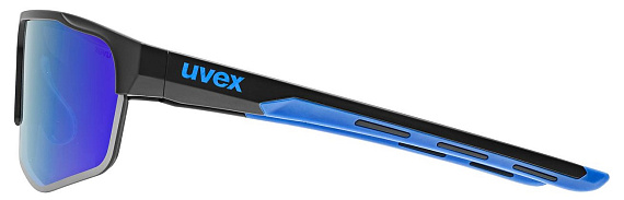 Очки Uvex Axos Set Черный матовый/Синий - Фото 5 большая