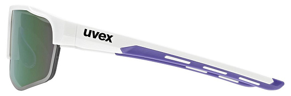 Очки Uvex Axos Set Белый матовый/Сиреневый - Фото 9 большая