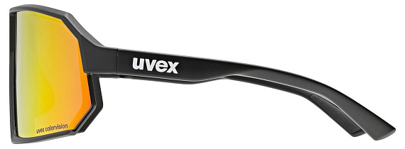 Очки Uvex Sportstyle 237 Cv Черный матовый/Красный - Фото 5 большая