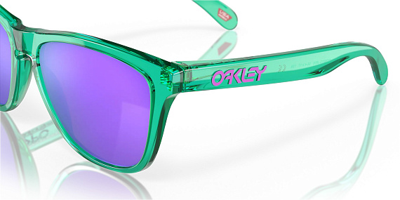 Очки Oakley Frogskins Shift Collection Translucent Celeste/Prizm Violet - Фото 3 большая