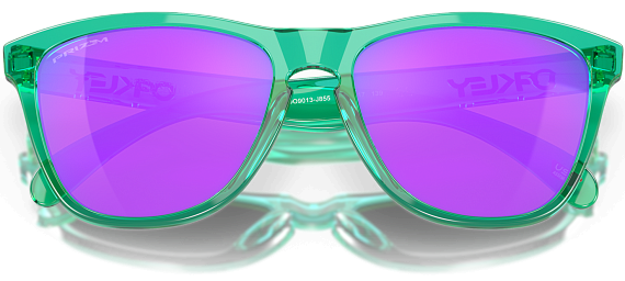 Очки Oakley Frogskins Shift Collection Translucent Celeste/Prizm Violet - Фото 6 большая