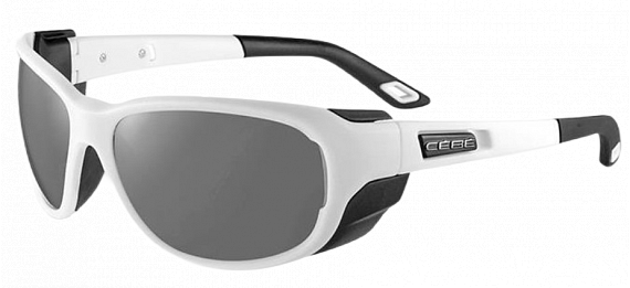 Очки Cebe Everest Matt White Black/Zone Brown Silver AF - Фото 1 большая