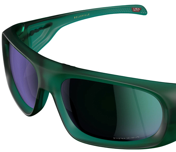Очки Oakley Belleville Matte Transparent Viridian w/ Prizm Jade - Фото 4 большая