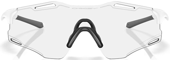 Очки Oakley Cybr Zero Matte White w/ Clear Photo 50% Iridium - Фото 3 большая