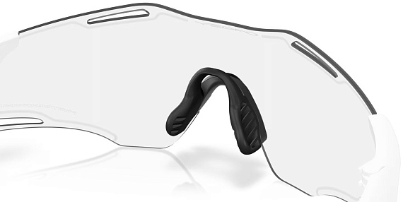 Очки Oakley Cybr Zero Matte White w/ Clear Photo 50% Iridium - Фото 8 большая