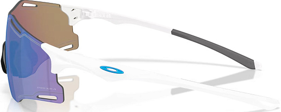 Очки Oakley Cybr Zero Pol White w/ Prizm Sapphire - Фото 2 большая