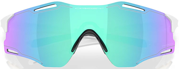 Очки Oakley Cybr Zero Pol White w/ Prizm Sapphire - Фото 5 большая