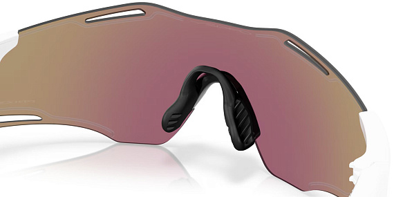 Очки Oakley Cybr Zero Pol White w/ Prizm Sapphire - Фото 7 большая