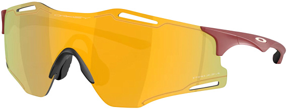 Очки Oakley Cybr Zero Matte Iron Red w/ Prizm 24K - Фото 1 большая