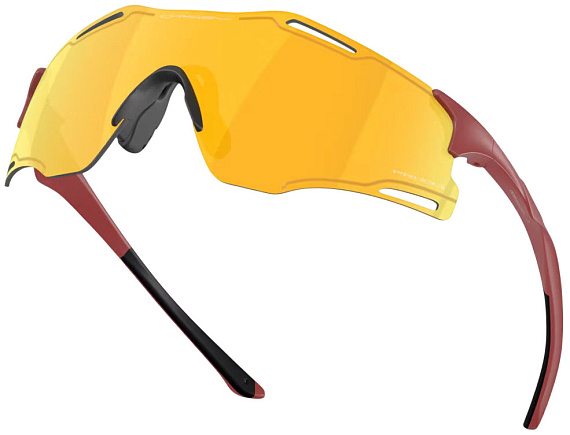 Очки Oakley Cybr Zero Matte Iron Red w/ Prizm 24K - Фото 4 большая