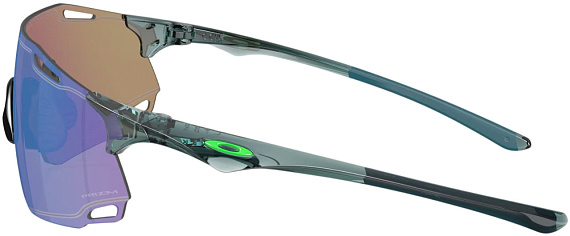 Очки Oakley Cybr Dyno Pol Crystal Black w/ Prizm Sapphire - Фото 2 большая