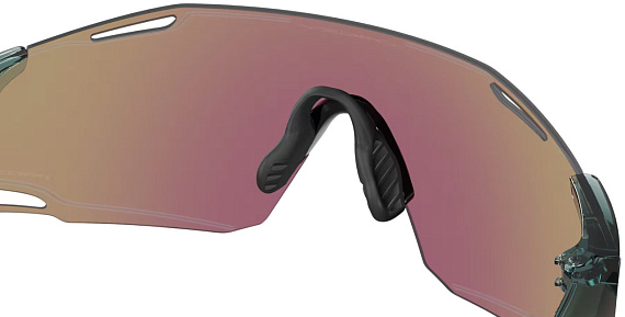 Очки Oakley Cybr Dyno Pol Crystal Black w/ Prizm Sapphire - Фото 7 большая