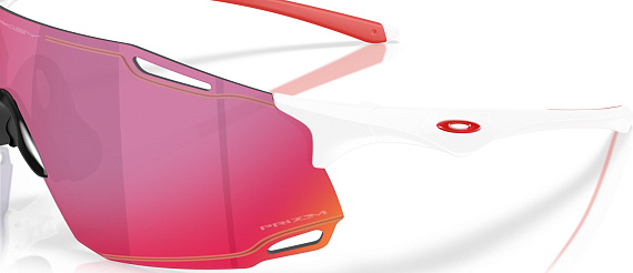 Очки Oakley Cybr Dyno Pol White w/ Prizm Road - Фото 6 большая