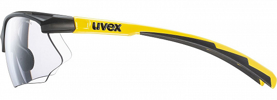 Очки Uvex 802 V Черный/Желтый Матовый/Серый - Фото 4 большая