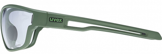 Очки Uvex 806 V Зеленый Матовый/Серый - Фото 5 большая