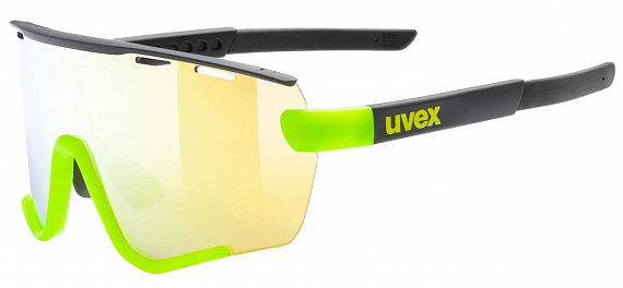 Очки Uvex 236 Set Черный/Лайм Матовый/Желтый - Фото 1 большая