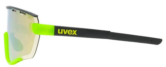 Очки Uvex 236 Set Черный/Лайм Матовый/Желтый - Фото 5 большая