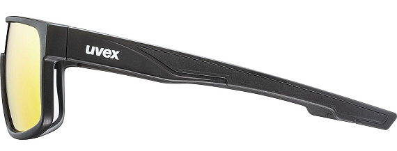 Очки Uvex LGL 51 Черный Матовый/Красный - Фото 5 большая