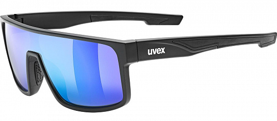Очки Uvex LGL 51 Черный Матовый/Зеленый - Фото 1 большая