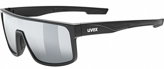 Очки Uvex LGL 51 Черный Матовый/Серебристый - Фото 1 большая