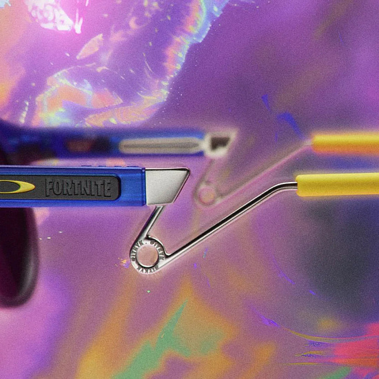 Очки Oakley Hstn Metal Trans Crystal Blue/Prizm Black - Фото 7 большая