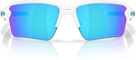 Очки Oakley Flak 20 Xxl Polished White/Prizm Sapphire - Фото 3 большая