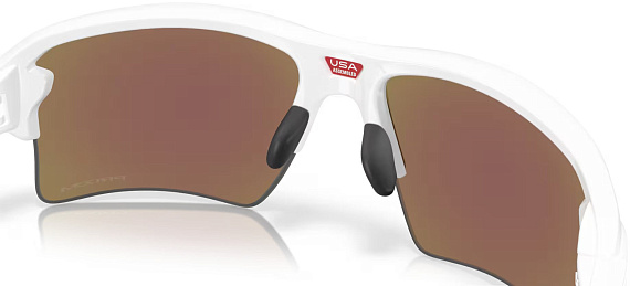 Очки Oakley Flak 20 Xxl Polished White/Prizm Sapphire - Фото 5 большая