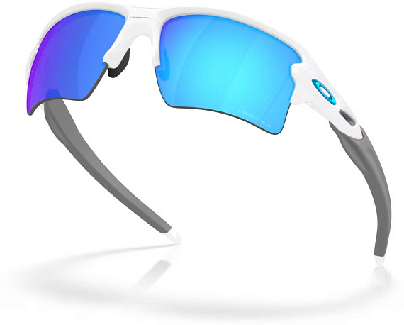 Очки Oakley Flak 20 Xxl Polished White/Prizm Sapphire - Фото 7 большая