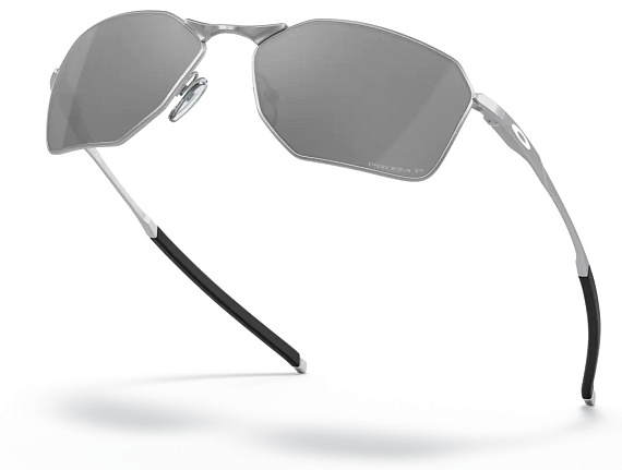 Очки Oakley Savitar Satin Chrome/Prizm Black Polarized - Фото 2 большая