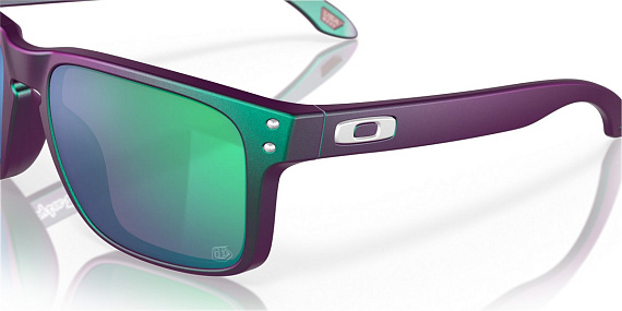 Очки Oakley Holbrook Troy Lee Designs Matte Purple Green Shift/Prizm Jade - Фото 3 большая