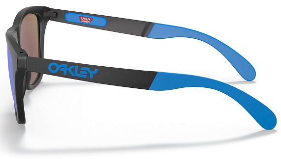 Очки Oakley Frogskins Mix Matte Black/Prizm Sapphire Polarized - Фото 6 большая