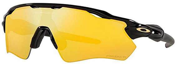 Очки Oakley Radar Ev Path Polished Black/Prizm 24K Polarized - Фото 1 большая