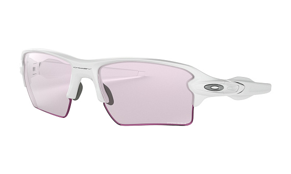 Очки Oakley Flak 2.0 XL Polished White/Prizm Low Light - Фото 1 большая