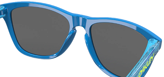 Очки Oakley Frogskins Polished Sapphire/Prizm Black - Фото 5 большая