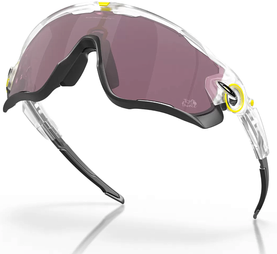 Очки Oakley Jawbreaker Matte Clear w/Yellow/Prizm Road Black - Фото 5 большая